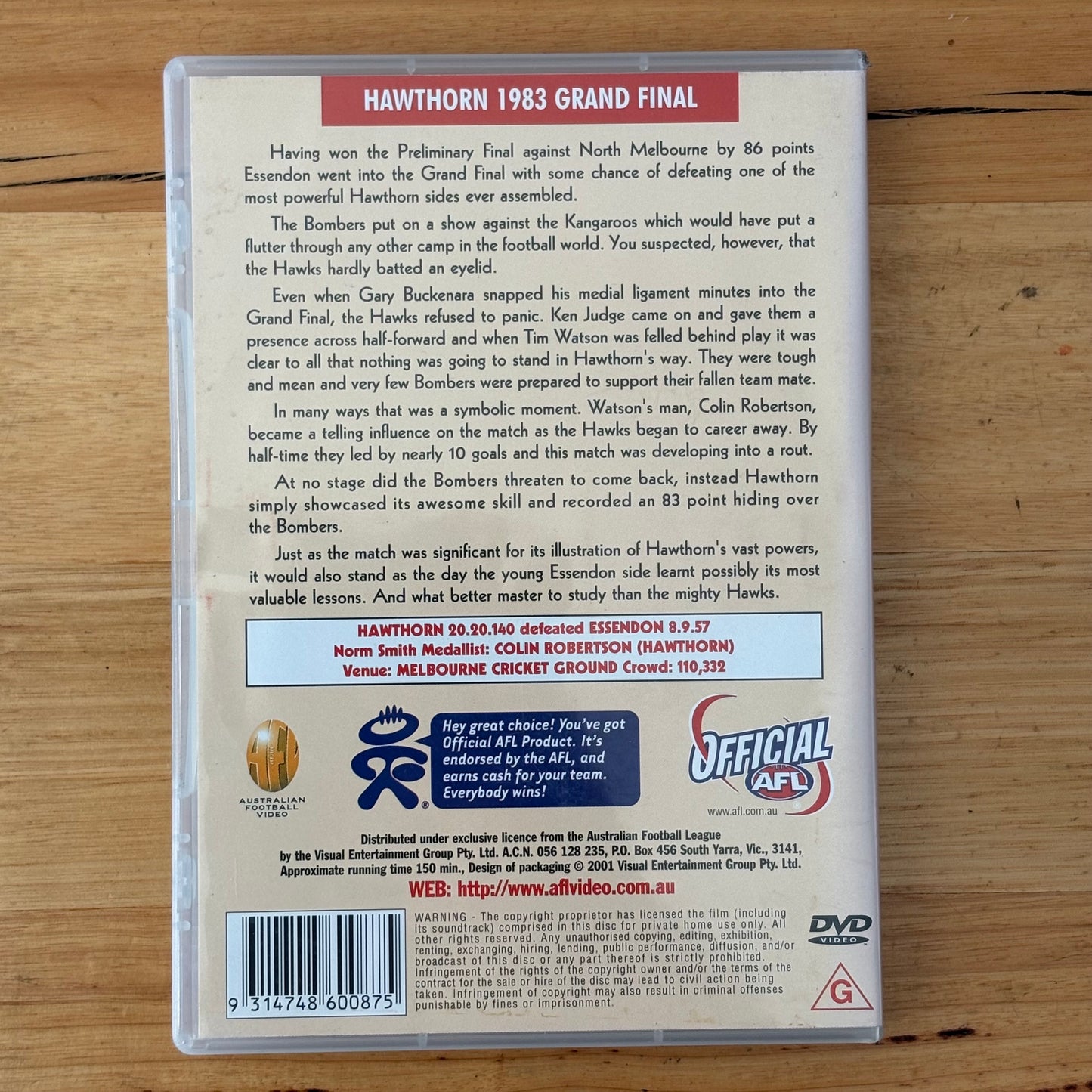 Hawthorn Premiers DVD Bundle of 8 Hawks AFL Grand Finals PAL 4 VGC