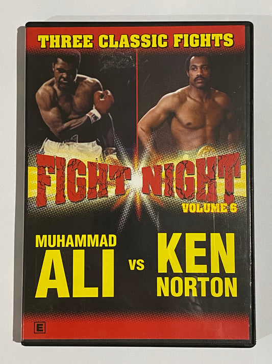 Fight Night Volume 6 DVD Muhammad Ali v Ken Norton Boxing PAL 0 VGC