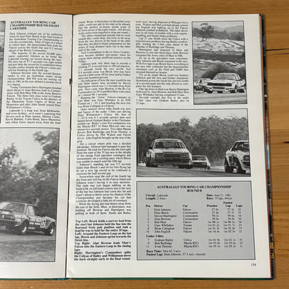 Australian Motor Racing Year 11 1981/82 Hardcover GD