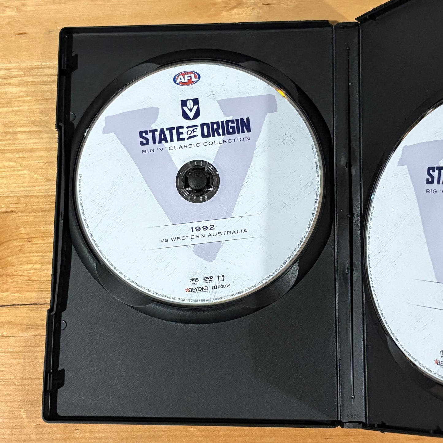 State of Origin Big V Classic Collection DVD Box-Set PAL 4 VGC
