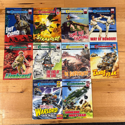 Commando War Comics x 10 Bundle Printed 2025 DC Thomson 054