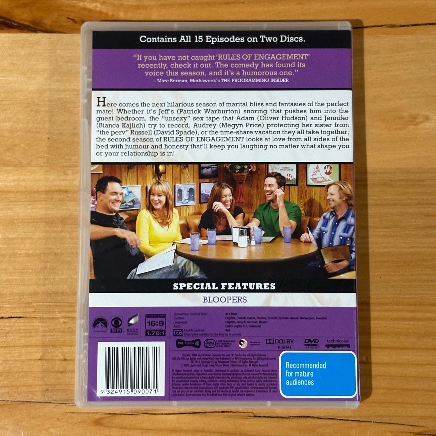 Rules Of Engagement Seasons 1-7 DVD Complete Set Comedy PAL 4 VGC