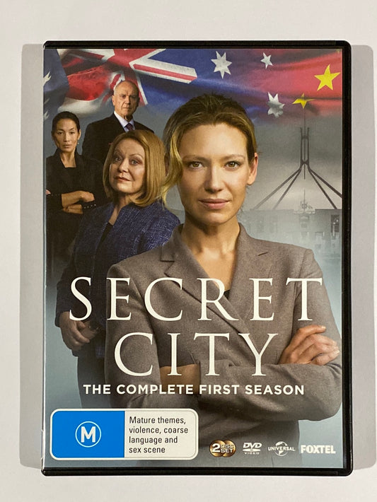 Secret City DVD Complete Season 1 Australian Political Drama 2-Disc Set PAL 2,4 VGC