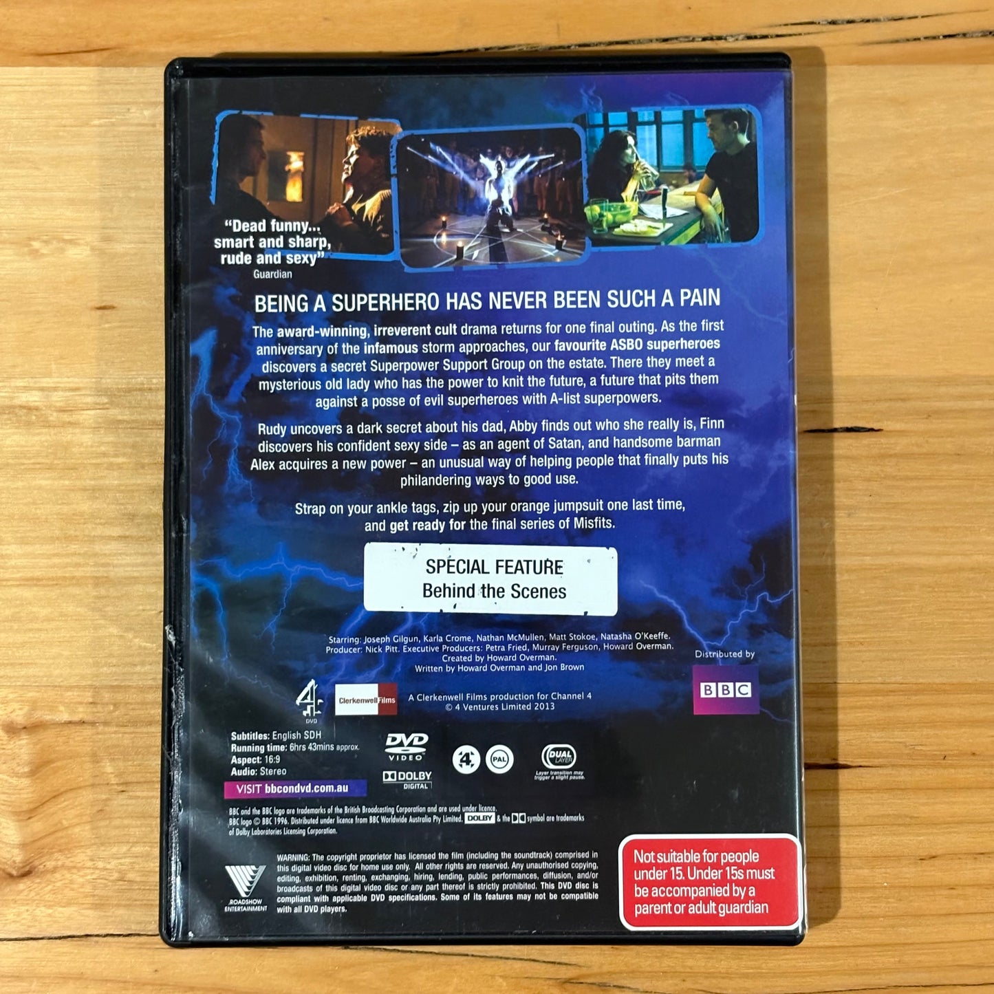 Mis-Fits Series 1-5 box-set DVD BBC Cult Drama VGC