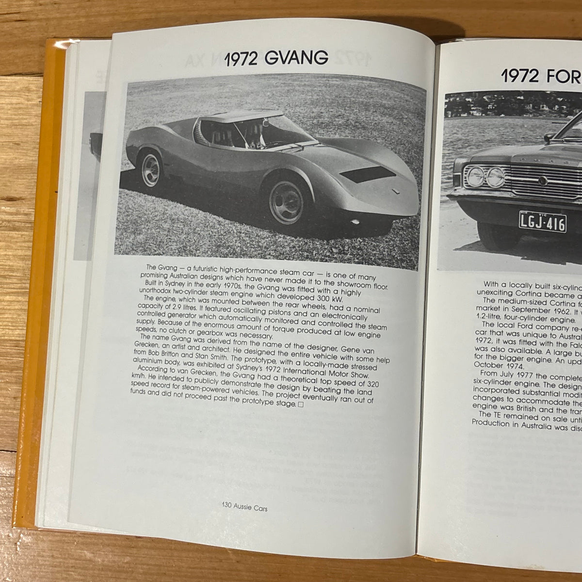 Aussie Cars by Pedr Davis and Tony Davis Hardcover 1987 GD