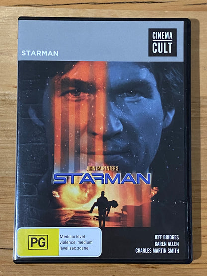 Starman DVD Jeff Bridges Karen Allen Sci-fi Movie NTSC 4 VGC