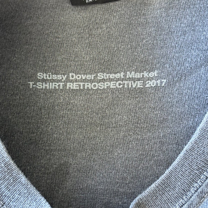 Stüssy Skate Tough You Muthas! T-Shirt Grey Short Sleeve Size Medium