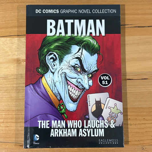 Batman The Man Who Laughs and Arkham Asylum Hardcover Eaglemoss New Sealed