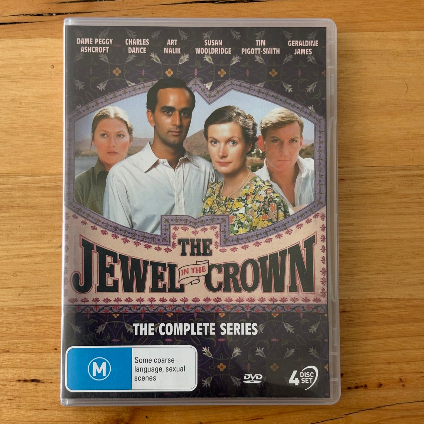 Jewel in The Crown Complete Series DVD Classic British TV 4-Disc PAL 4 VGC