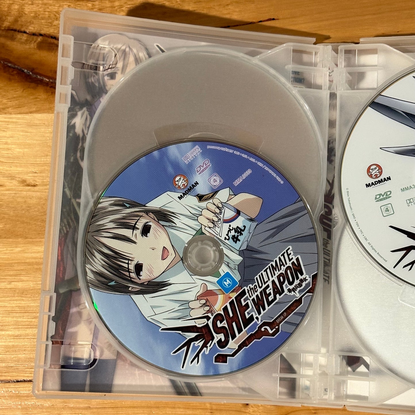 She, The Ultimate Weapon Complete Collection Anime DVD 4-Disc PAL 4 VGC