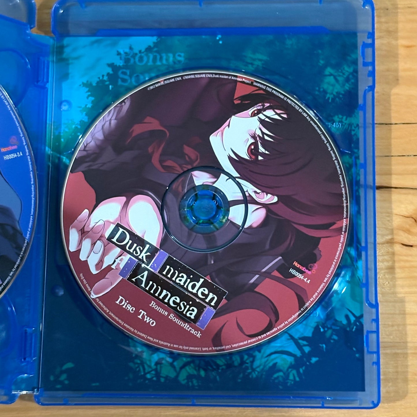 Dark Maiden of Amnesia Blu-ray Anime 4-Disc Set Region B VGC