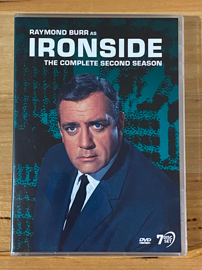 Ironside Complete Second Season DVD Raymond Burr 7-Disc PAL 4 VGC