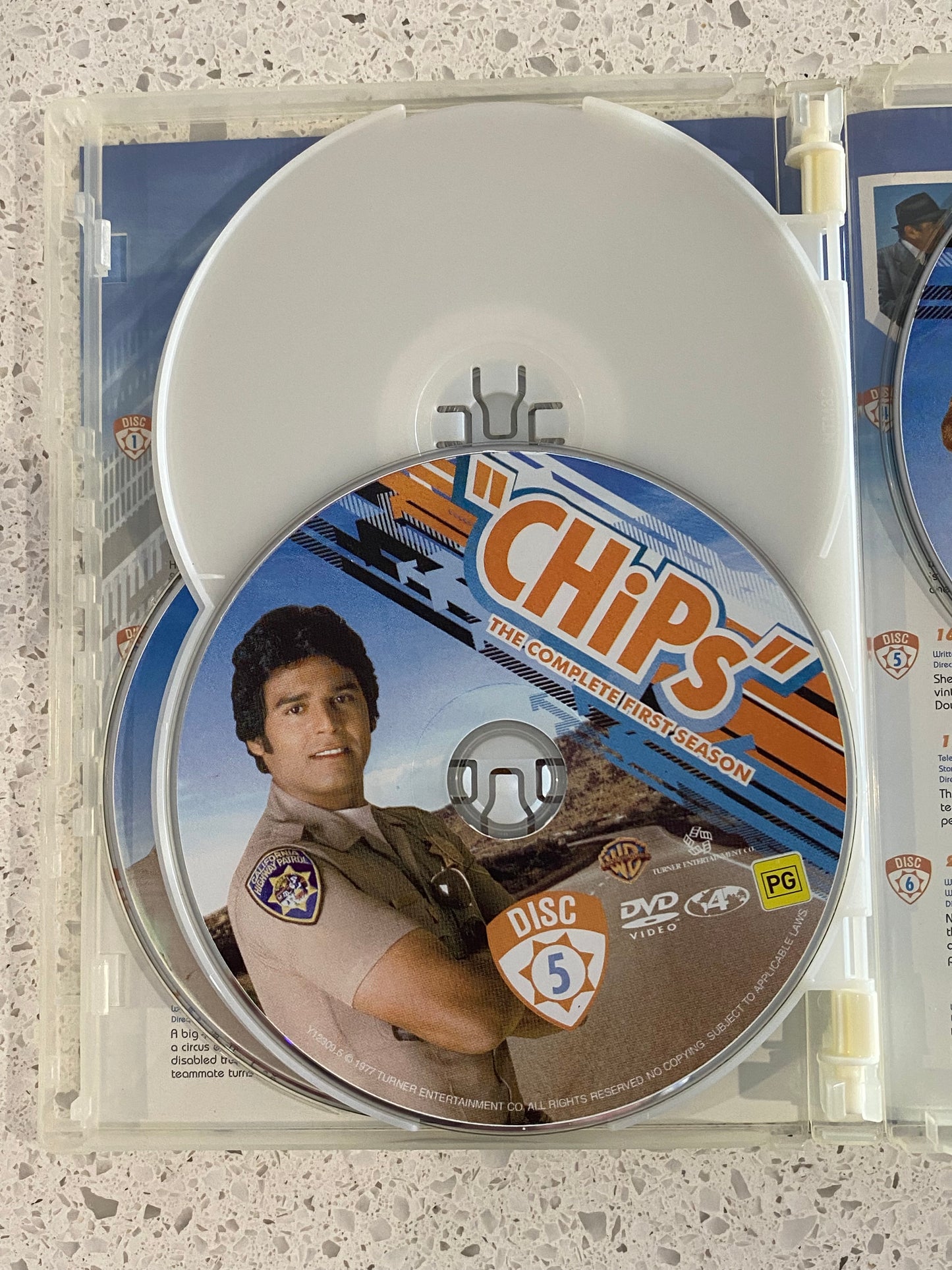 CHiPs Season 1 DVD Classic US Police Show 6-Disc Set VGC