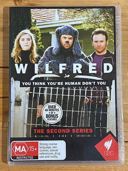 Wilfred Series 1 & 2 DVD Australian Comedy Jason Gann PAL 4 VGC