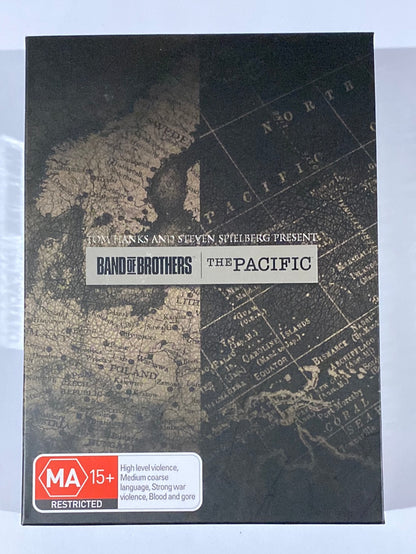 Band of Brothers and The Pacific DVD Box Set VGC