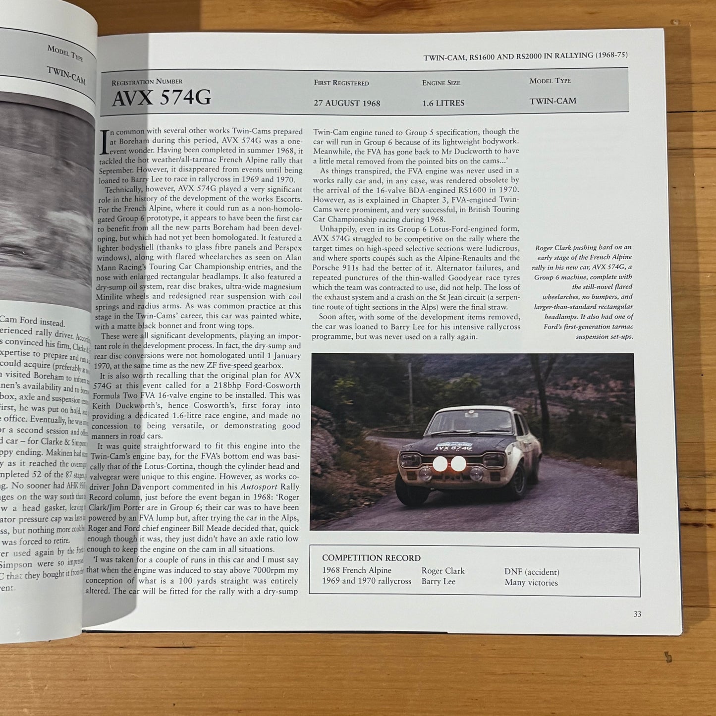 Works Escorts in Detail by Graham Robson Ford's Real Wheel Drive Escorts Hardcover 2012 GD