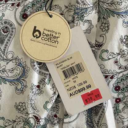 Paisley Print Long Sleeve Shirts Bundle of 3 All Size M All New With Tags