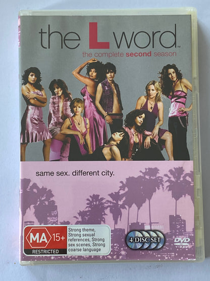 The L Word Complete Second Season DVD 4-Disc Set PAL 4 VGC