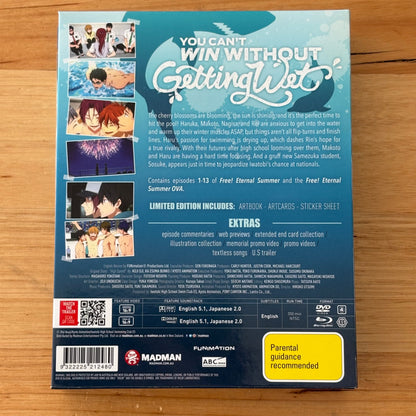 Free! Eternal Summer Limited Collector's Edition Blu-Ray Anime With Both Artbooks Reg B VGC
