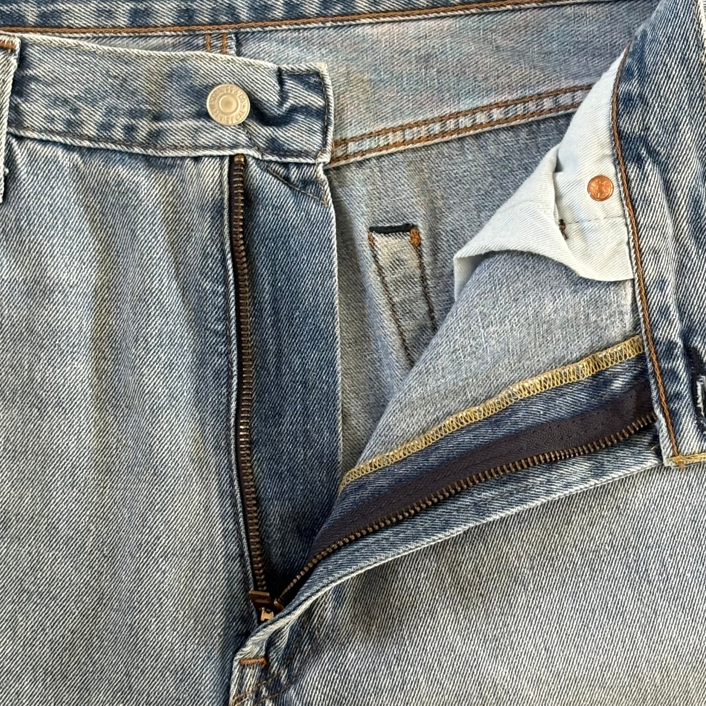 Levis 512 Jeans Straight Leg Size 36L Men's Blue Denim