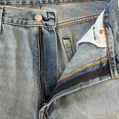 Levis 512 Jeans Straight Leg Size 36L Men's Blue Denim