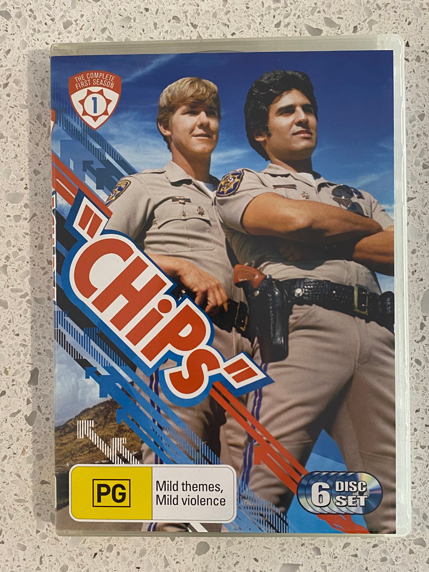 CHiPs Season 1 DVD Classic US Police Show 6-Disc Set VGC