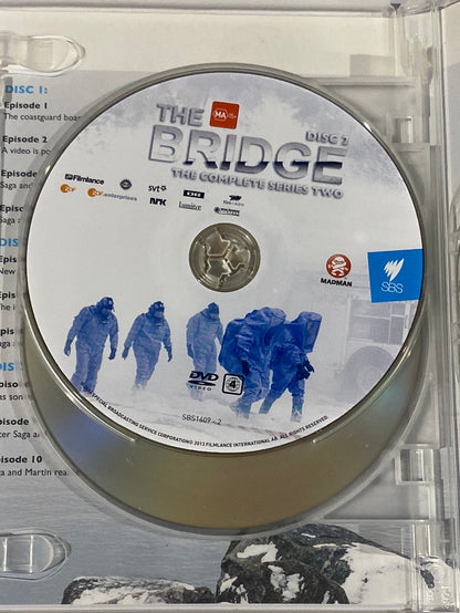 The Bridge Complete Series One & Two DVD Swedish/Danish Crime Thriller PAL 4 VGC