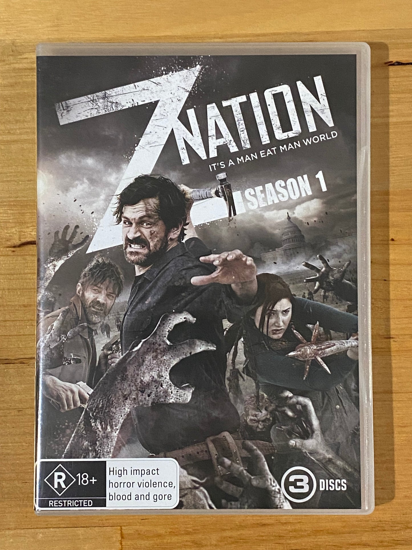 Z Nation Season 1 DVD 3-Disc Set PAL 4 VGC