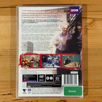 Rick Stein Cookery DVD Mexican French and Mediterranean Bundle PAL 2/4 VGC