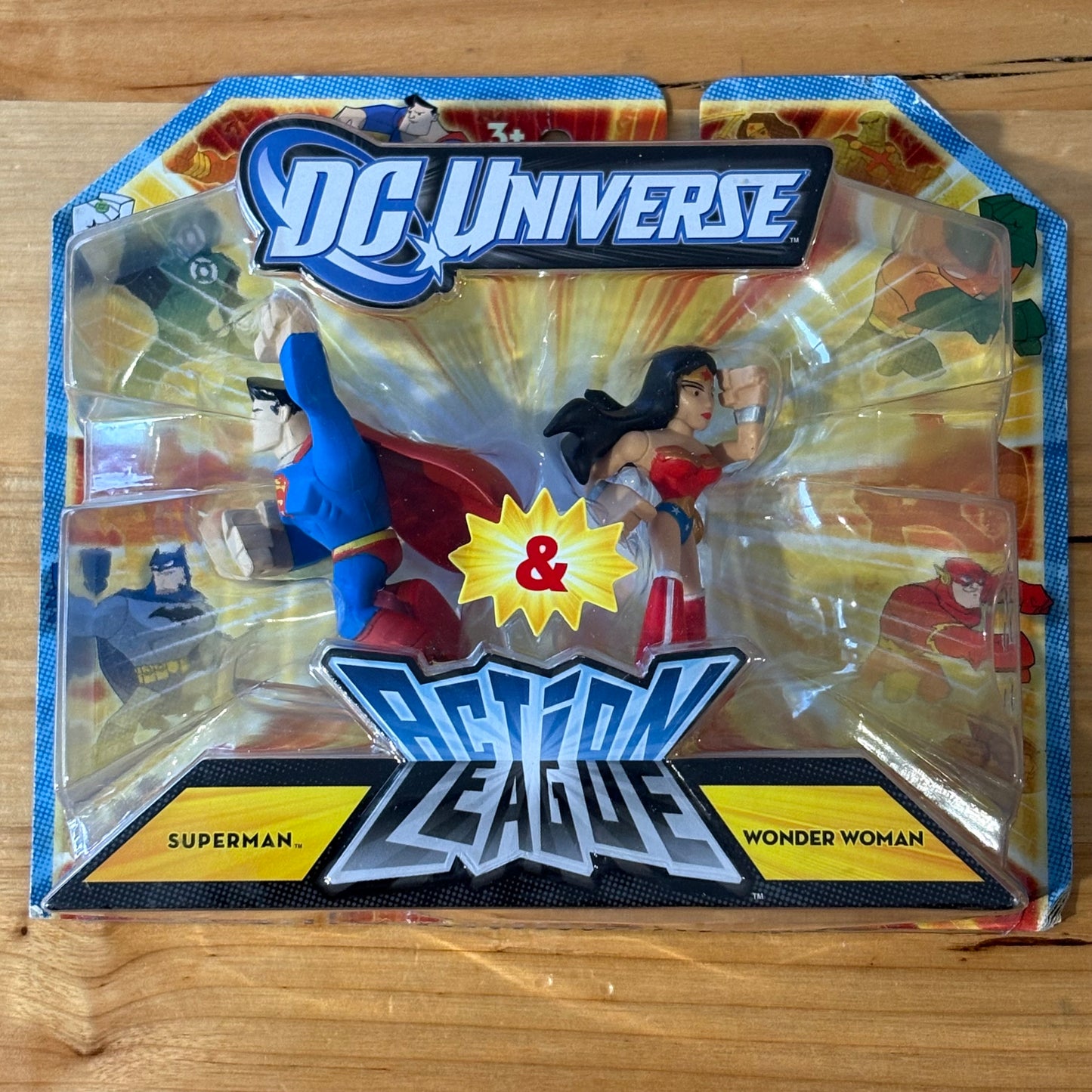 DC Universe Action League Superman vs Wonder Woman 2011 New Sealed