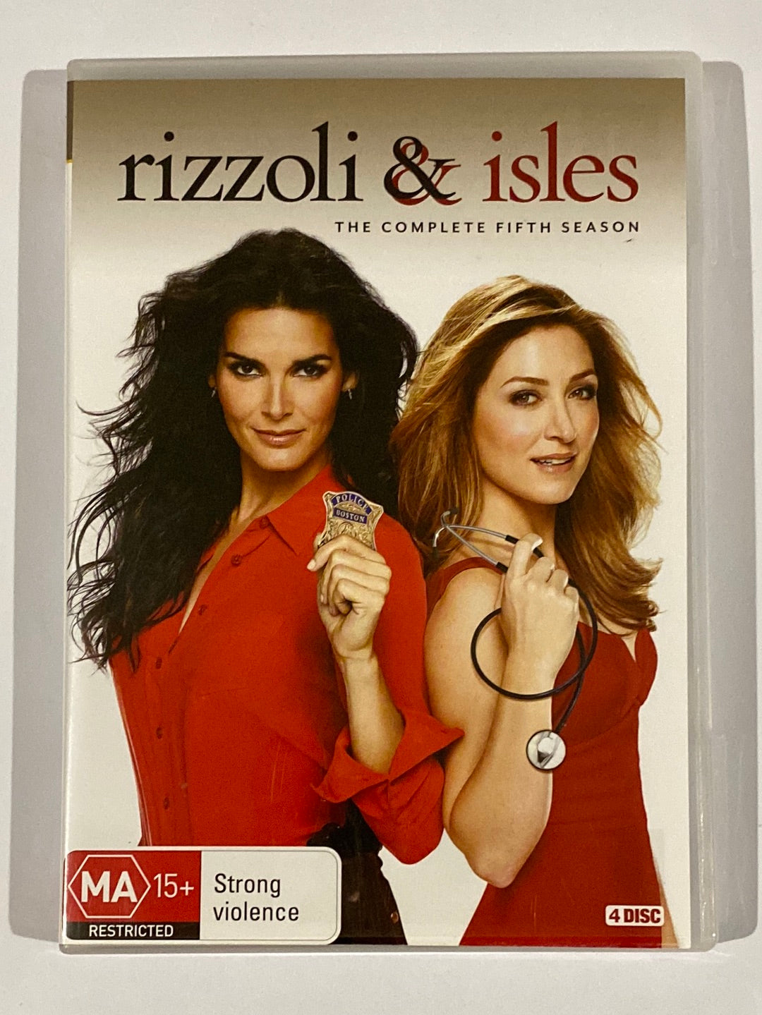 Rizzoli & Isles Complete Season 5 ­DVD 4-Disc Set PAL 4 VGC