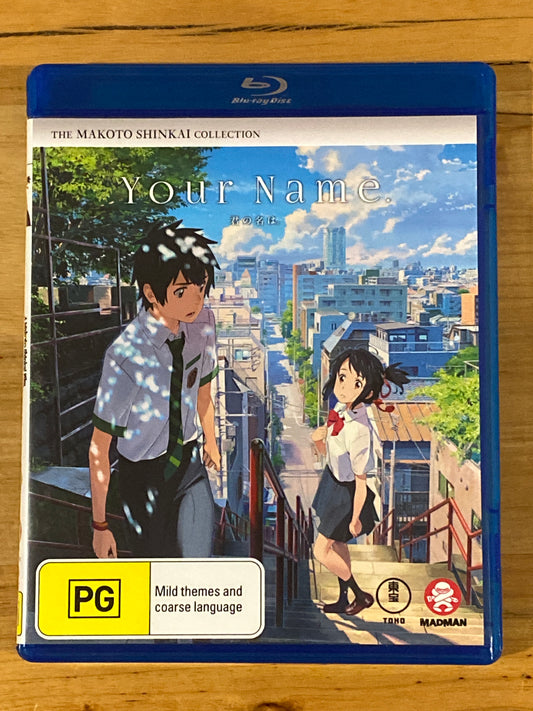 Your Name Blu-ray Makoto Shinkai Collection Region B VGC