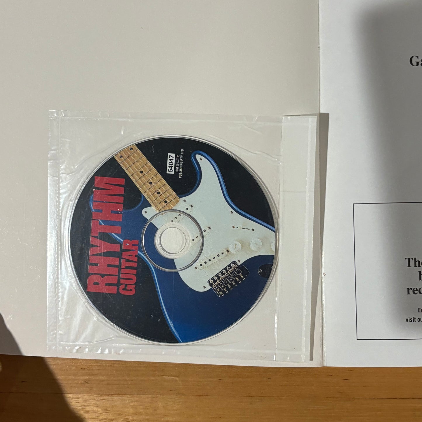 Progressive Rhythm Guitar Gary Turner Brenton White Paperback With CD GD