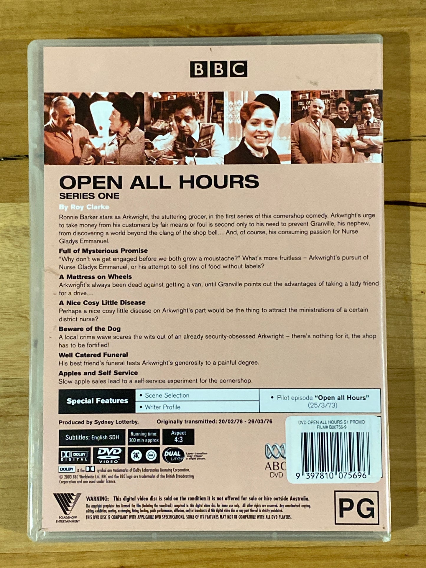 Open All Hours Series 1 DVD Ronnie Barker David Jason PAL 4 VGC