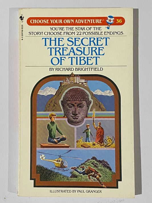 Choose Your Own Adventure 36 The Secret Treasure of Tibet Paperback 1985 VGC