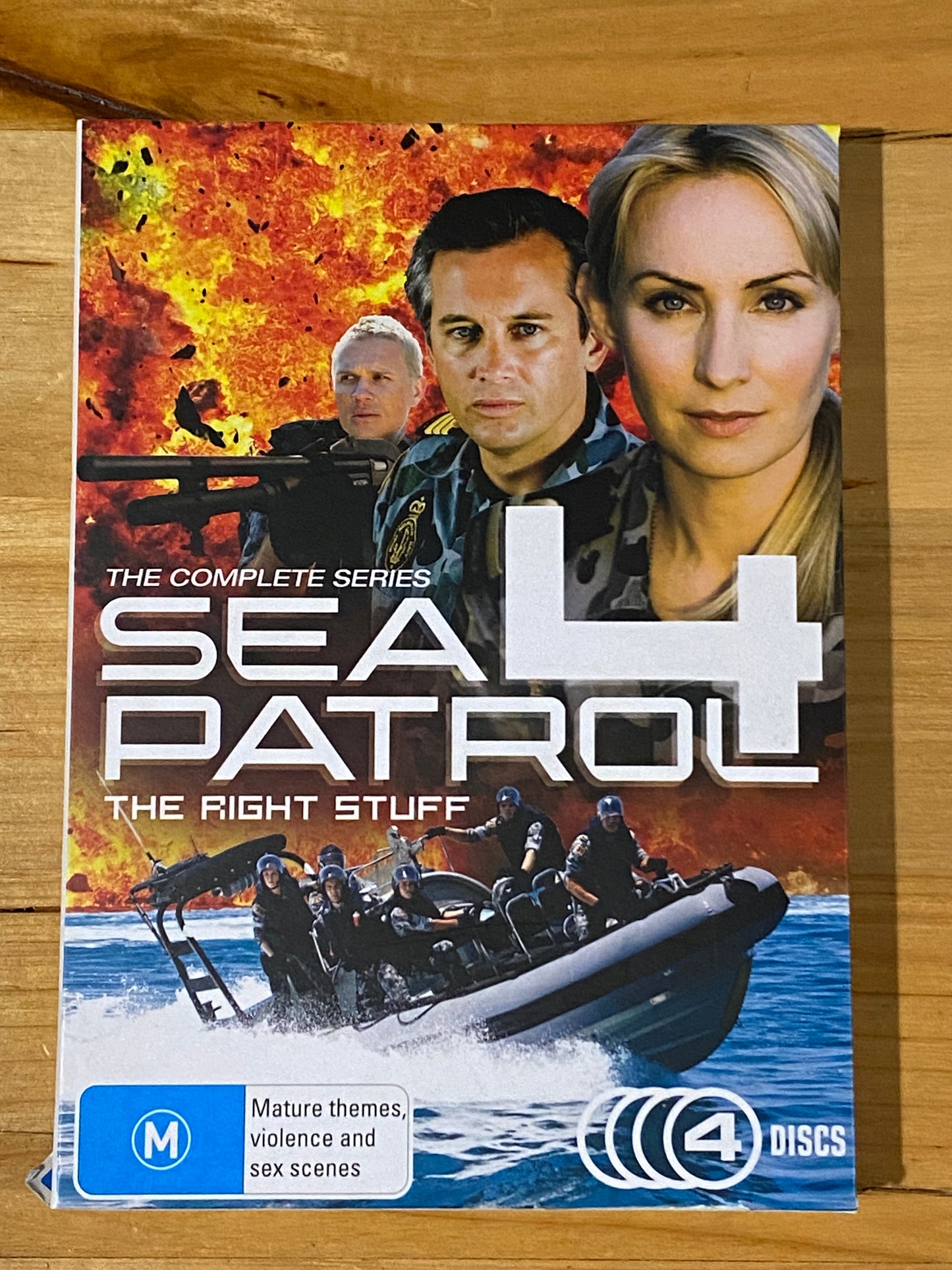 Sea Patrol Series 3 & 4 DVD Australian Naval Drama 4-Disc PAL 4 VGC