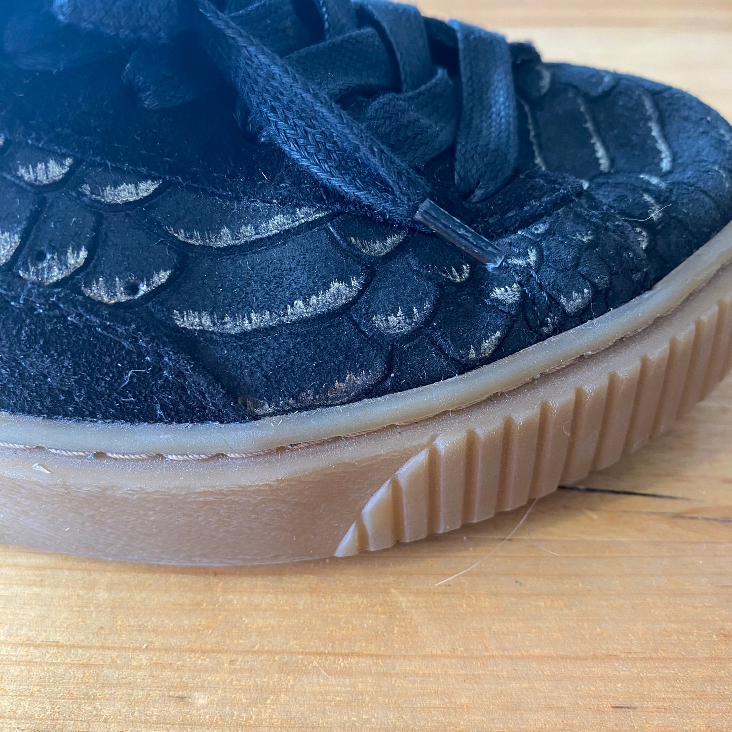 Puma Black Platform Casual Shoes Womens Size 7