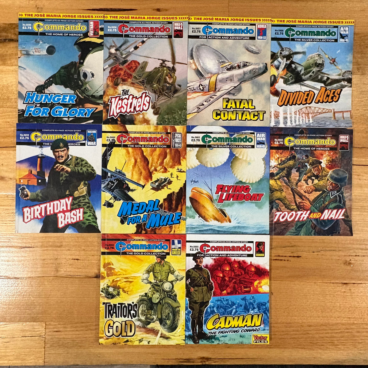 Commando War Comics x 10 Bundle Printed 2023 DC Thomson 067
