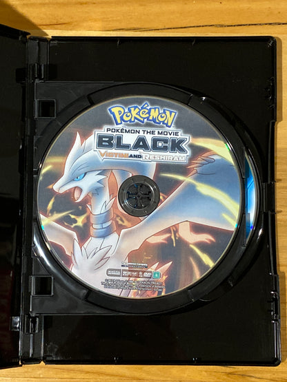 Pokémon Black The Movie & Pokémon White The Movie DVD 2-Disc PAL 4 VGC