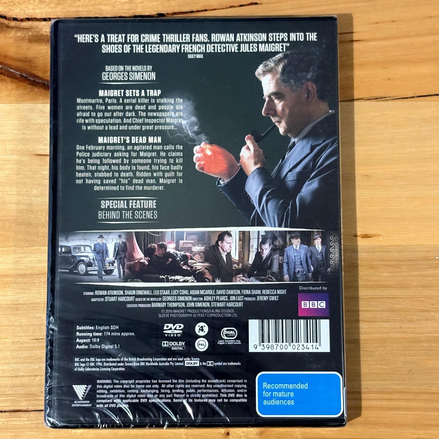 Maigret Series 1 and 2 DVD Rowan Atkinson Drama PAL 4 New Sealed