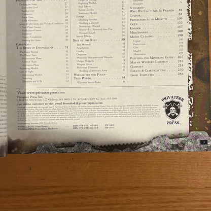 Warmachine Prime Remix Steam Powered Miniatures Paperback 2007 GD