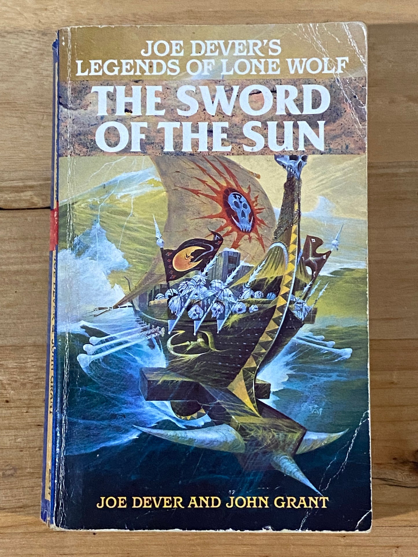 The Sword Of The Sun Legends of Lone Wolf Joe Dever Paperback 1991 GD