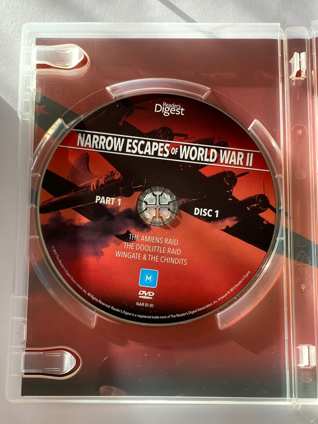 Narrow Escapes of World War 2 DVD Box-Set Readers Digest 6-Disc VGC