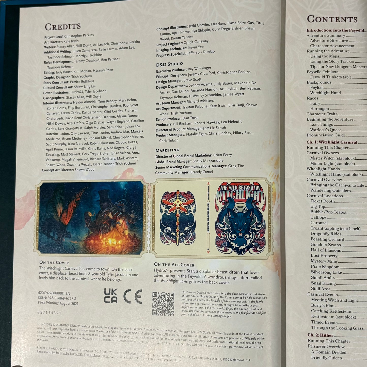 Dungeons & Dragons The Wild Beyond The Witchlight A Feywild Adventure 2021 GD