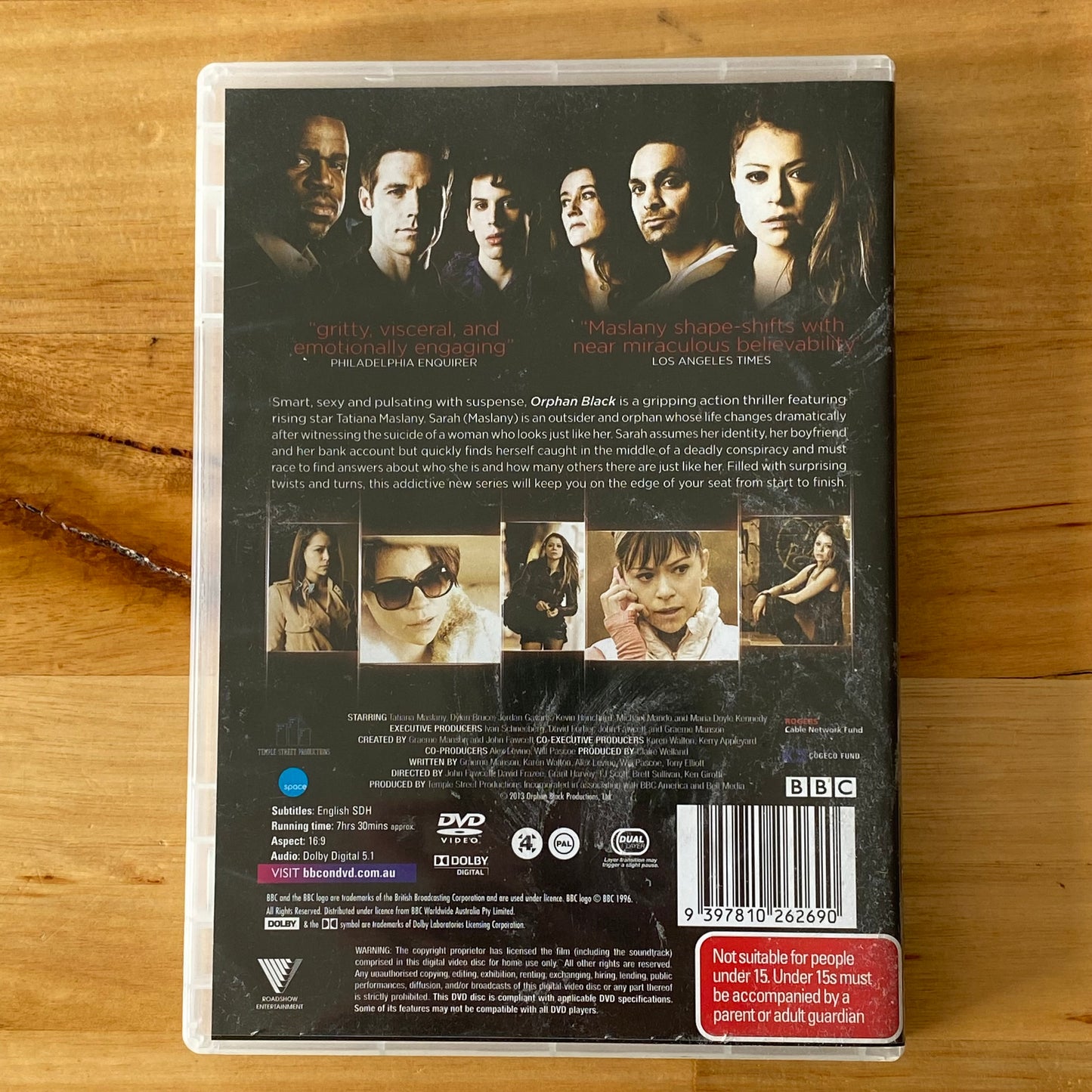 Orphan Black Series 1-5 Complete Set DVD BBC Drama PAL 4 VGC Series 4 is New