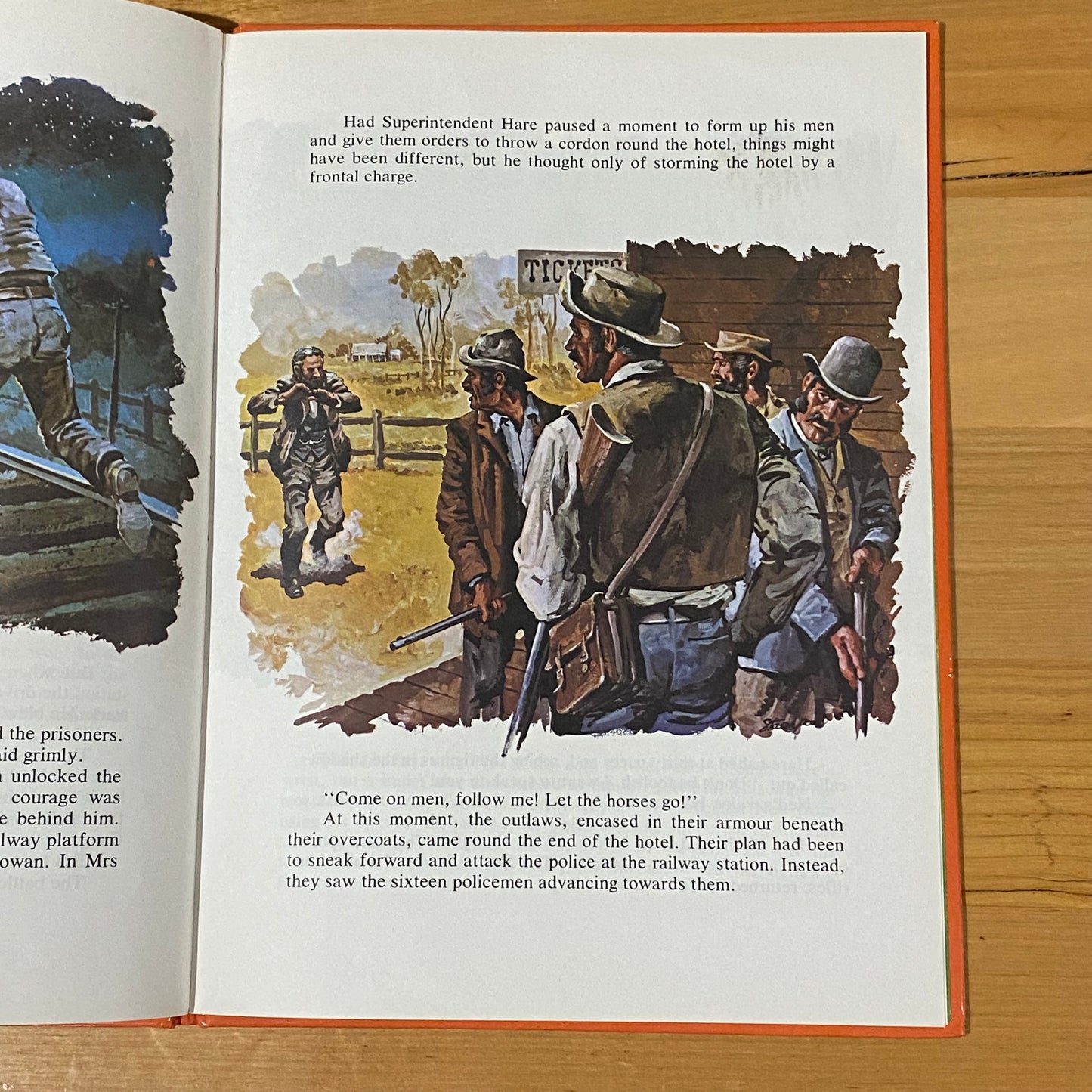 Frank Clune's Ned Kelly Young Australia Series Vintage Hardcover 1982 GD