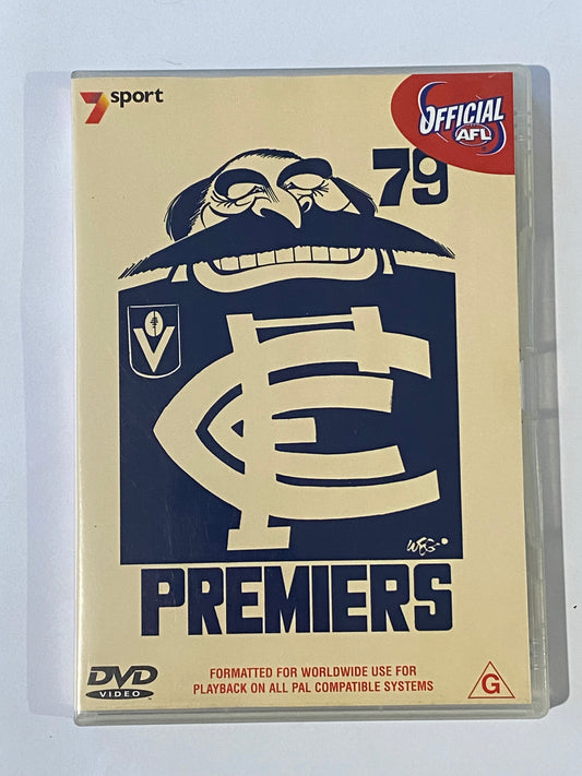 Premiers 1979 Carlton DVD AFL PAL 4 VGC