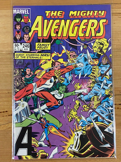 The Avengers #240-249 Comics Complete Set 1984 Average Grade FN