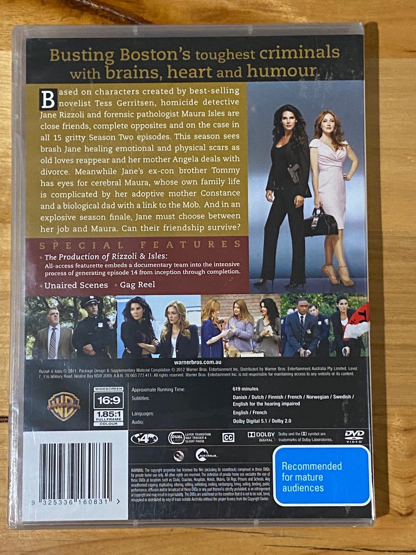 Rizzoli & Isles Complete Season 2 & 3 ­DVD 4-Disc Set PAL 4 New Sealed