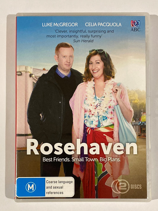 Rosehaven Series 1 DVD ABC Australian Comedy Cecilia Pacquola 2-Disc Set VGC